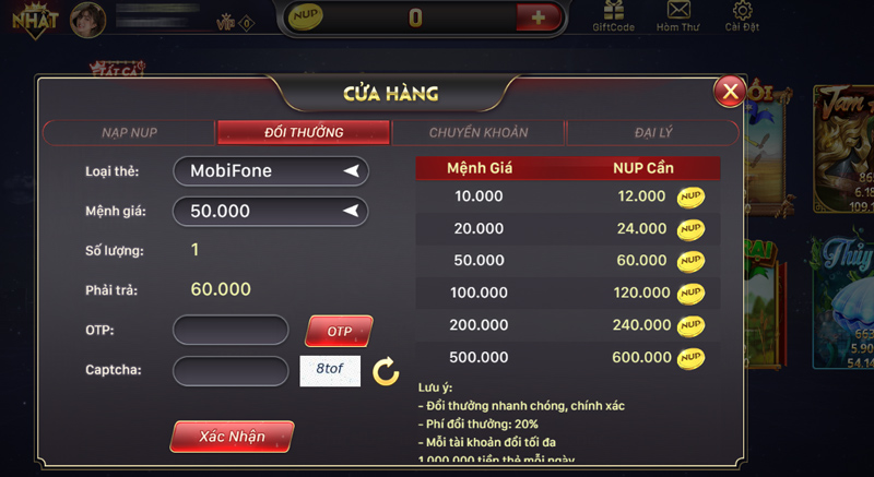 game nhất club