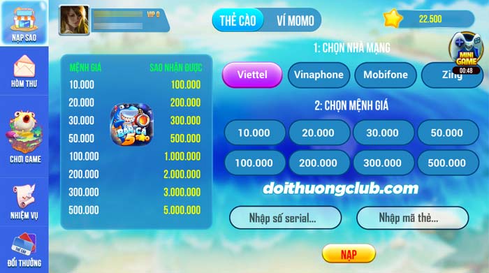 bắn cá 5 sao club